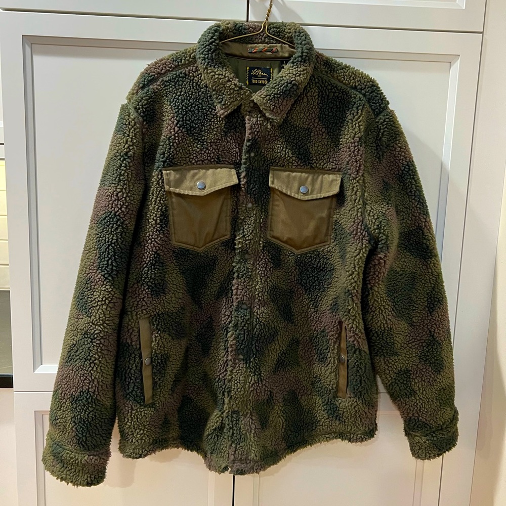 TODD SNYDER x LLBEAN Hi-Pile Sherpa Shirt Jacket